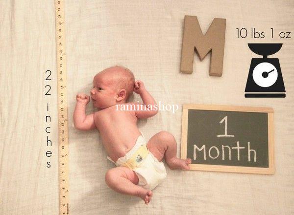 ایده عکس ماهگرد یک ماهگی